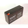 Powerstar 6V 1.2Ah SLA Battery Replaces pc612 ub613 np1.2-6 ps-612 PO46396